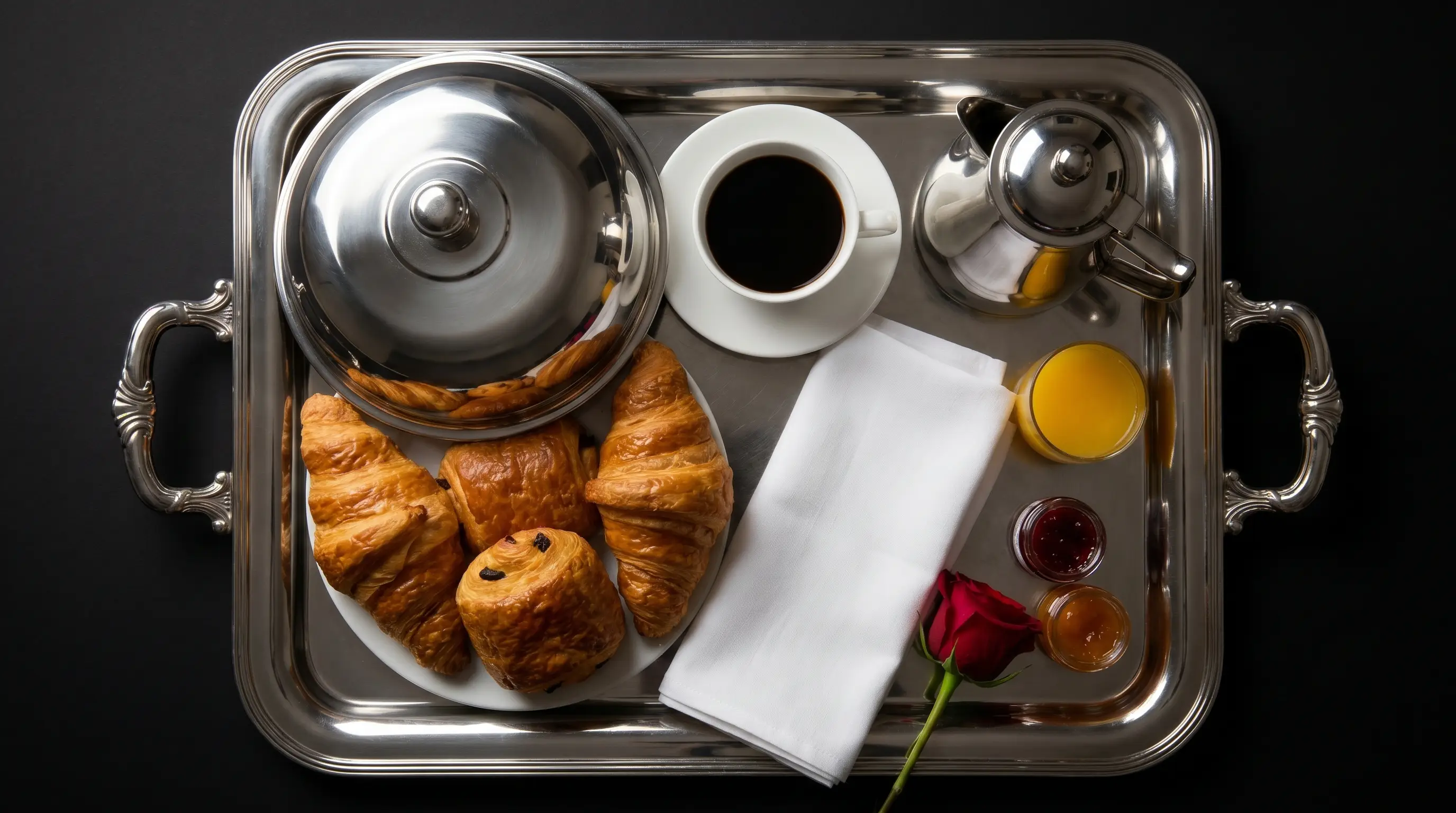 Hospitalité — Plateau de room service